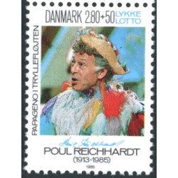 1986. Poul Reichhardt. AFA nr. 851x ** (o)FDC