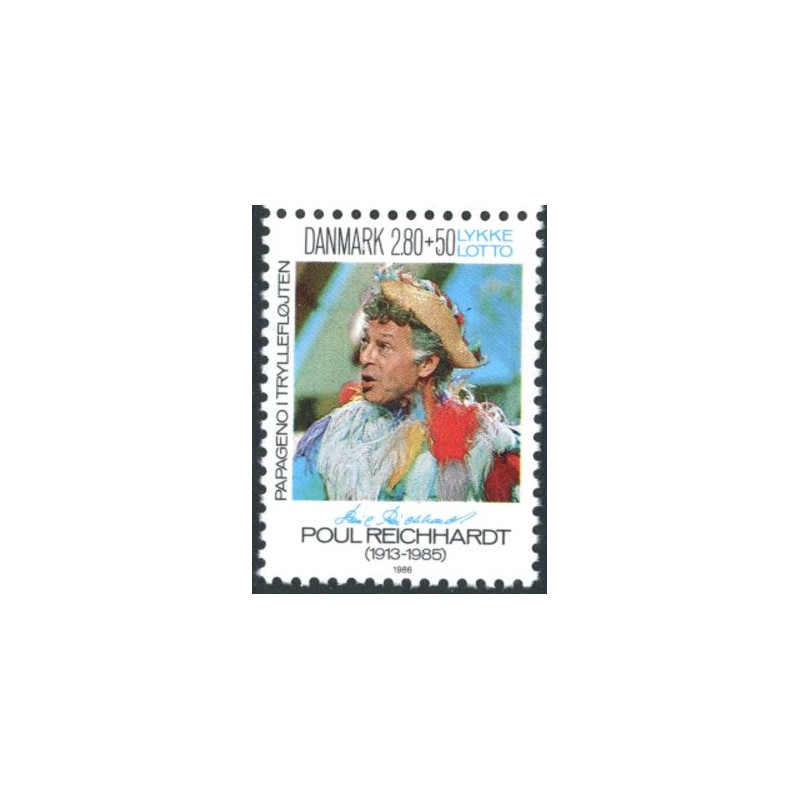 1986. Poul Reichhardt. AFA nr. 851x ** (o)FDC