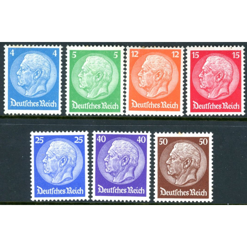 Rige. 1932. Hindenburg. AFA nr. 462-68 **  stemplet (o)