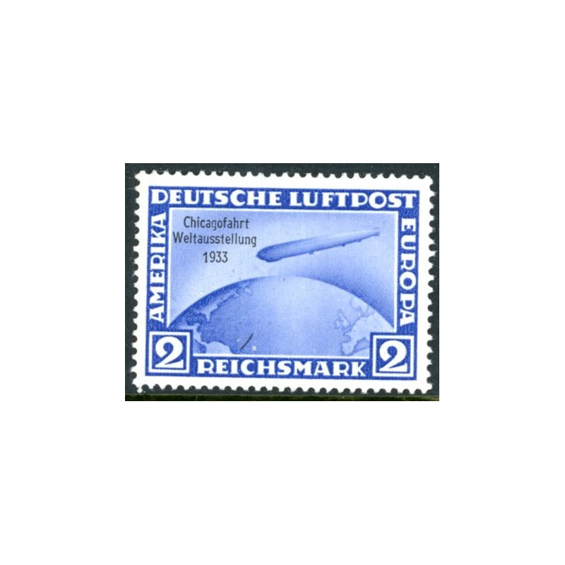 Rige. 1933. Chicagofart Graf Zeppelin. AFA nr. 492 **  stemplet (o)