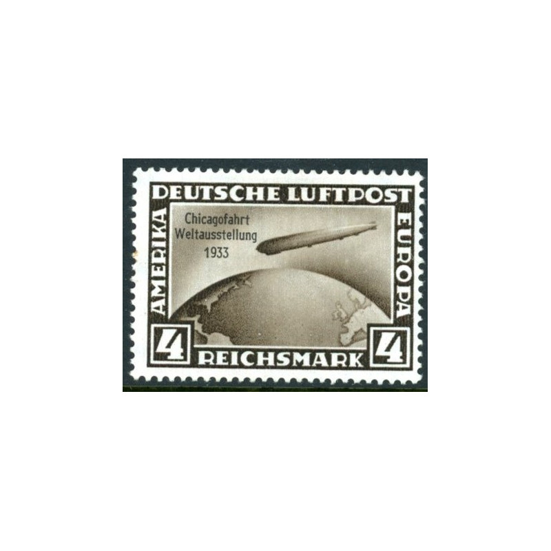 Rige. 1933. Chicagofart Graf Zeppelin. AFA nr. 493 **  stemplet (o)