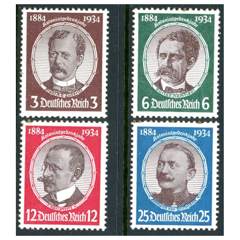 Rige. 1934. Kolonijubilæum. AFA nr. 535-38 **   stemplet (o)