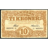 Danmark. 10 kr. Sieg 103 DOP 114 Pick 21 1928 Q (1+)