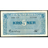 Danmark. 5 kr. Sieg 119 DOP 128b Pick 35b-g 1949 CY (1+)