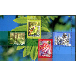 Island. 2008. Skovbeplantning, miniark. AFA nr. 1195 **    stemplet FDC