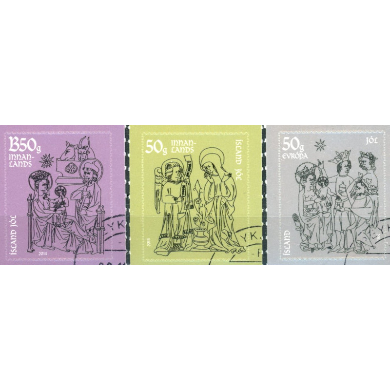 Island. 2014. Julefrimærker AFA nr. 1428-29 **    stemplet FDC