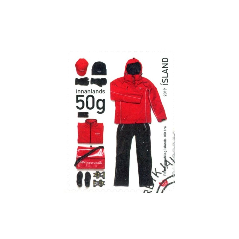 Island. 2019. Postarbejdernes fagforening. AFA nr. 1558 **         (o)  stemplet FDC
