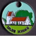 Vognpolet/coincart "Ulse Kirke " 20kr./2€ str.