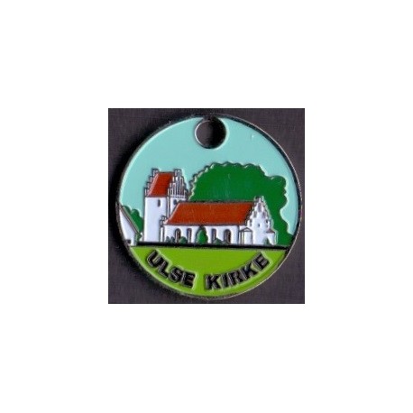 Vognpolet/coincart "Ulse Kirke " 20kr./2€ str.