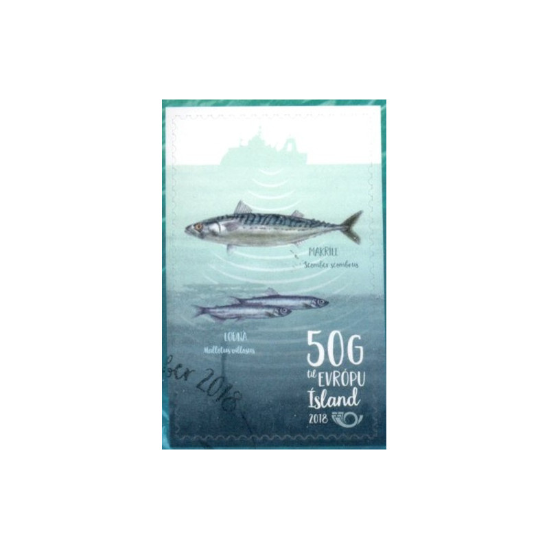 Island. 2018. Norden Fisk. AFA nr. 1544 **              (o)  stemplet FDC