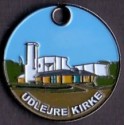 Vognpolet/coincart "Udlejre Kirke " 20kr./2€ str.