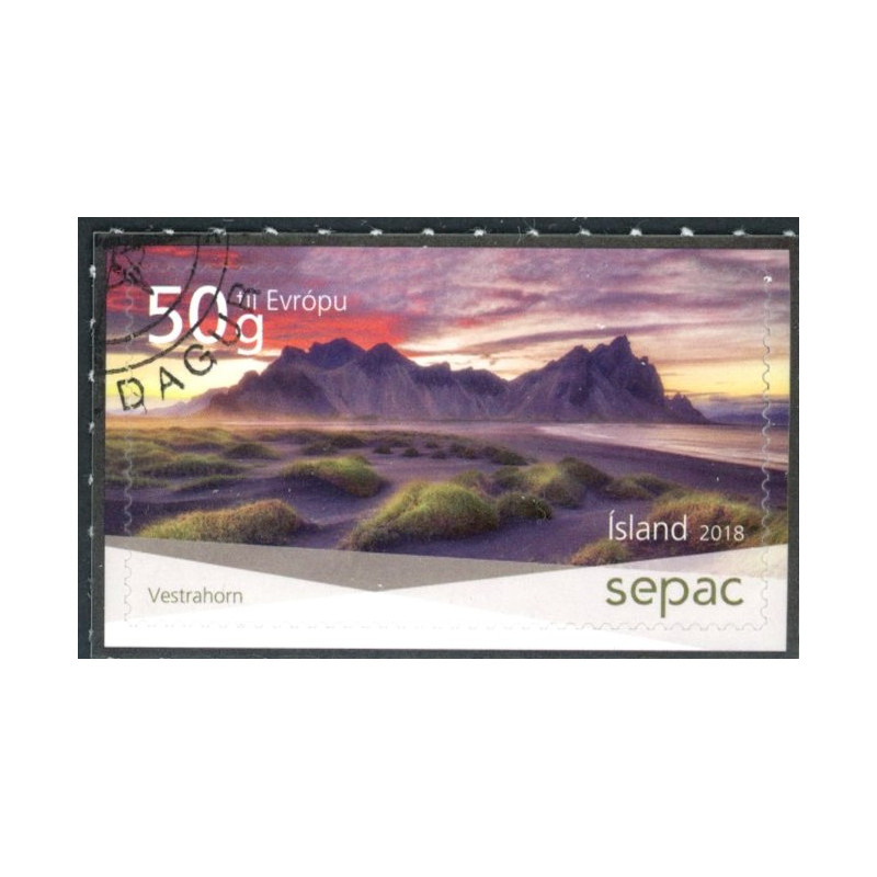 Island. 2018. SEPAC. Udsigter. AFA nr. 1545 **             (o)  stemplet FDC