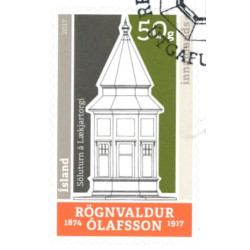 Island. 2017. Islands første arkitekt. AFA nr. 1494 **              (o)  stemplet FDC