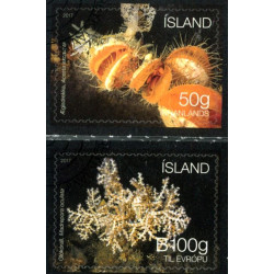 Island. 2017. Havbundens fauna. AFA nr. 1510-11 **        (o)  stemplet FDC