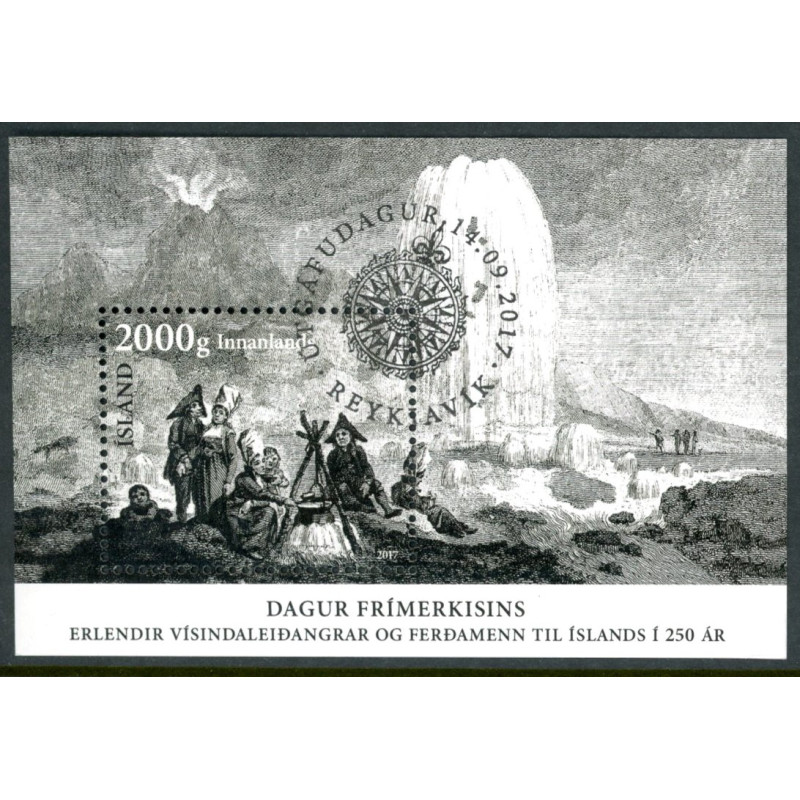 Island. 2017. Frimærkets dag, miniark. AFA nr. 1514 **                           (o)  stemplet FDC