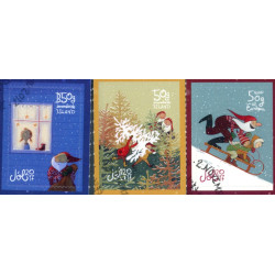 Island. 2017. Julefrimærker. AFA nr. 1519-22 **                       (o)  stemplet FDC