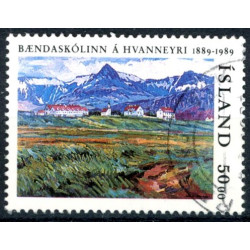 Island. 1989. Landbrugsskolen på Hvanneyri. AFA nr. 703 **  postfrisk st. stemplet FDC