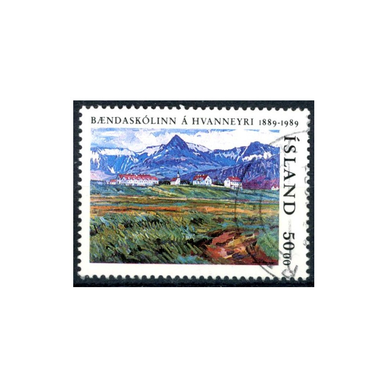 Island. 1989. Landbrugsskolen på Hvanneyri. AFA nr. 703 **  postfrisk st. stemplet FDC