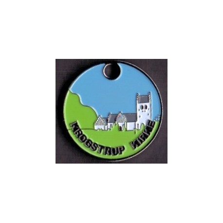 Vognpolet/coincart "Krogstrup Kirke " 20kr./2€ str.