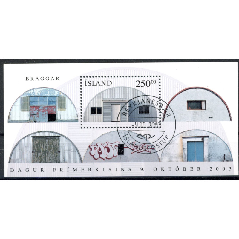 Island. 2003. Frimærkets dag, miniark, AFA nr. 1031 **, stemplet FDC