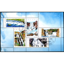 Island. 2006. Vandfald, i miniark. AFA nr. 1118 **   stemplet FDC