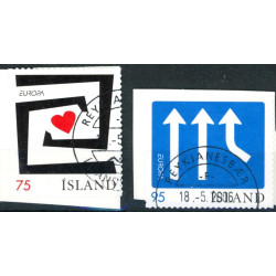 Island. 2006. Europamærker, selvklæbende papir. AFA nr. 1119E-20E **   stemplet FDC
