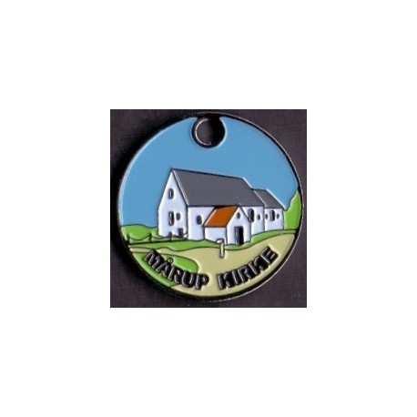 Vognpolet/coincart "Mårup Kirke " 20kr./2€ str.