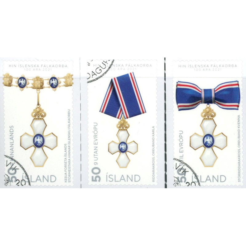 Island. 2020. Ordner. AFA nr. 1598-1600 **           (o)  stemplet FDC