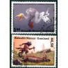 2020. Spøgelseshistorier. AFA nr. 864-65 **                      postfrisk  stemplet FDC