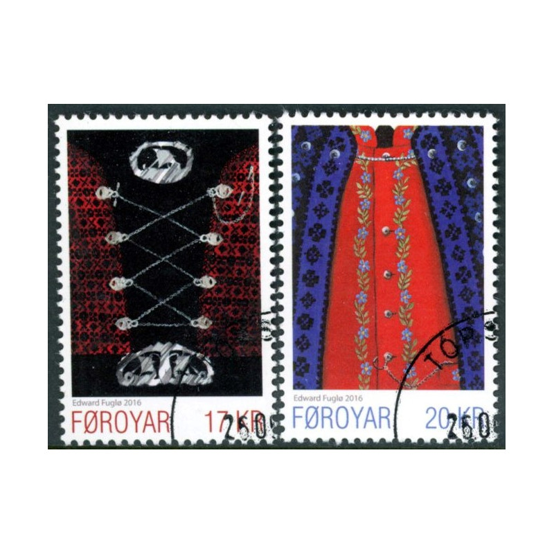 Færøerne 2016. Europamærker / CEPT, AFA nr 854-55, Postfrisk   stemplet FDC