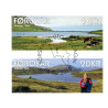 Færøerne. 2018. Sandvatn & Toftavatn,fra hæfter AFA nr 905-06E **   , Postfrisk stemplet FDC