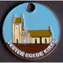 Vognpolet/coincart "Vester Åby Kirke " 20kr./2€ str.