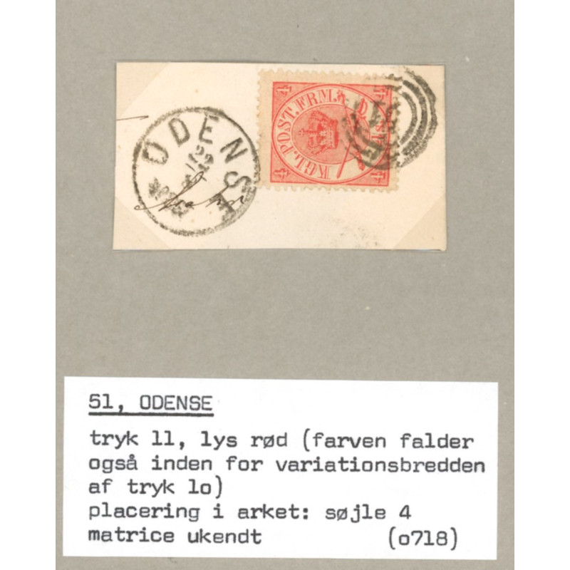 1864. 4 Sk. tryk 4a på lille klip