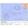 1864. 4 Sk. tryk 3, på brev (se foto)