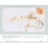 1864. 4 Sk. tryk 3, på brev (se foto)