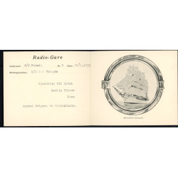 1935. Gave-Telegram A/S Gave-Radiobrev d. 21.5.1935