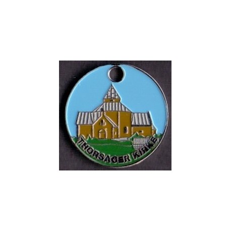 Vognpolet/coincart "Thorsager Kirke " 20kr./2€ str.