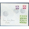 1939. Kong Chr. X 5,7 og 10 Øre på brev Danmark stemplet UMANAK 22.6.1939