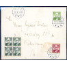 1939. Kong Chr. X 5,7 og 10 Øre på brev Danmark stemplet UMANAK 22.6.1939