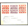 1957. Kong Chr. X 10, 15 og 20 Øre på brev til Danmark stemplet Sdr. Strømfjord 10-12-1957