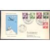 1954. 30 øre Kong Chr. 1-20 Øre på FFC særstempel SAS i Sdr-Strømfjord