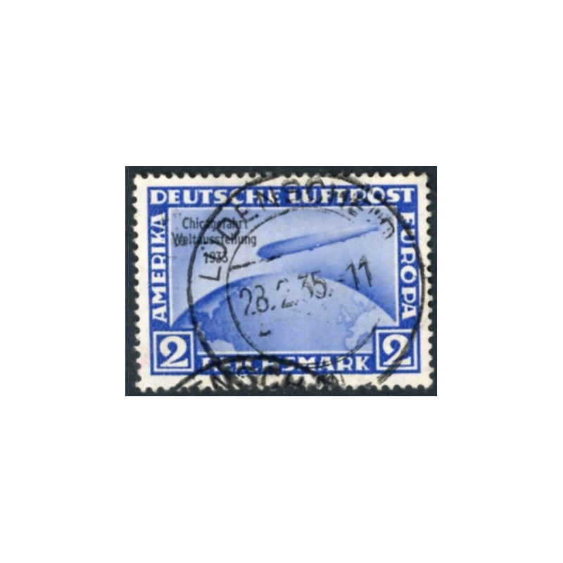 Rige. 1933. Chicagofart Graf Zeppelin. AFA nr. 492 **  stemplet (o)