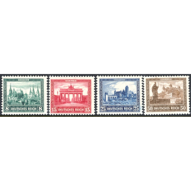 Rige. 1930. Nødhjælp. AFA nr. 447-50 **  stemplet