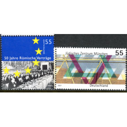 Tyskland. 2007. Rom Traktaterne og Jødisk centrum. AFA nr. 3496-97 **     (o)