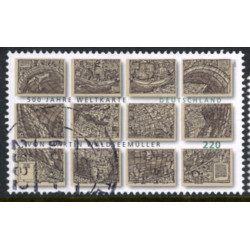 Tyskland. 2007. Historisk verdenskort. AFA nr. 3500 **     (o)
