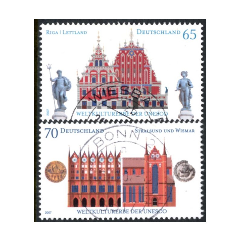 Tyskland. 2007. Kultur og Naturarv. AFA nr. 3515-16 **    (o)