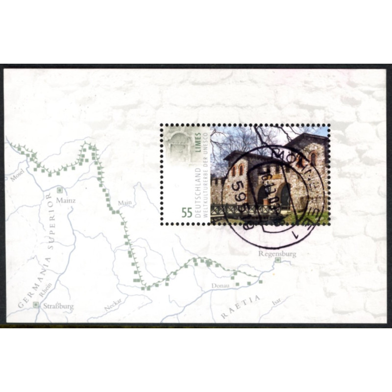Tyskland. 2007. Kultur og naturarv, miniark. AFA nr. 3524 **  (o)