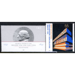 Tyskland. 2007. Von Stein og Werbund. AFA nr. 3525-26 **           (o)