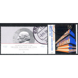 Tyskland. 2007. Von Stein og Werbund. AFA nr. 3525-26 **           (o)