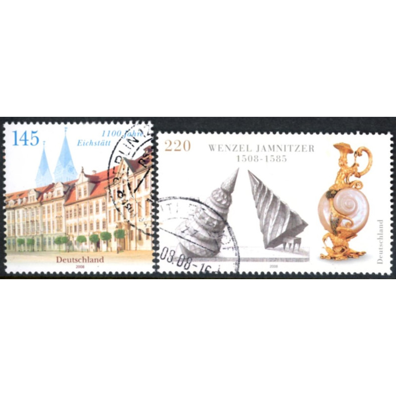 Tyskland. 2008. Eichstätt og Jamnitzer. AFA nr. 3537-38 **          (o)